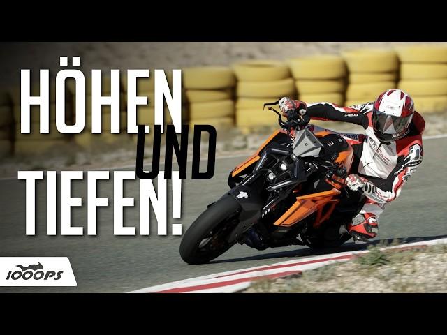 Wo viel Licht ist, ist auch Schatten! Die KTM 1390 Super Duke R eine Saison im Dauer Test