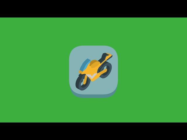 Free Animated Green Screen Motorcycle icon | no copyright | Chroma key   Free Green Screen Effects