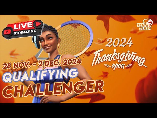 Tennis Clash 2024 Thanksgiving Open Challenger Qualifying Round [November-December 2024]