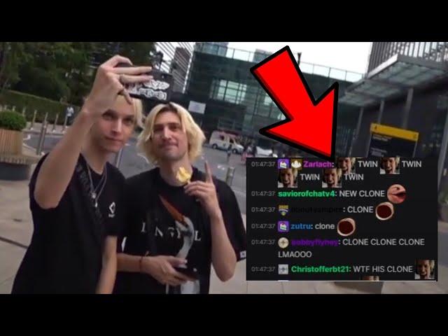 xQc finds his UK Clone in London