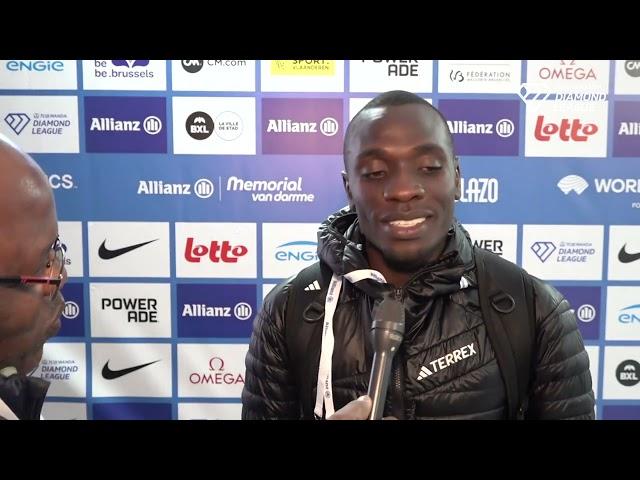 Emmanuel Wanyonyi Wins Diamond League 800m Final In Brussels [Interview]