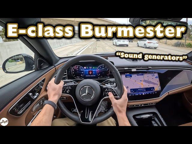 2024 Mercedes-Benz E-class – Burmester 4D Surround Sound 17-speaker Audio System Review