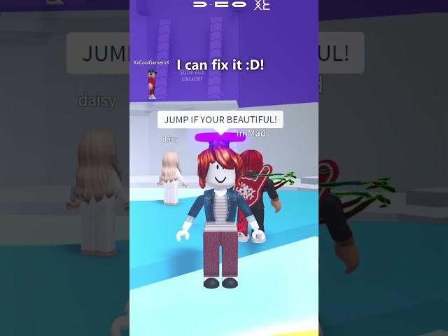 Jump if your beautiful! (Roblox)