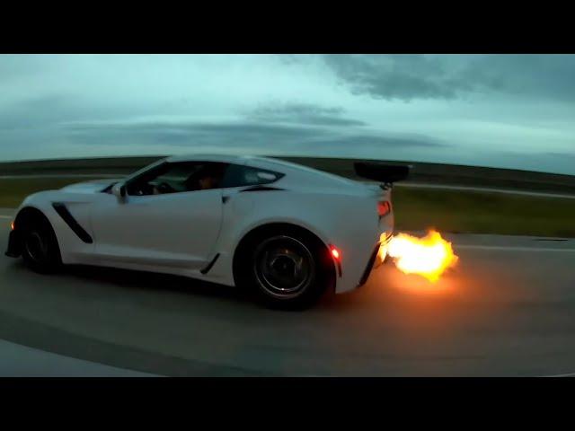 C7 ZR1 FBO vs Hellcat Whipple 4.5 E85