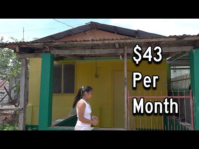 I Rented A House for $43 U.S. Dollars Per Month In The Philippines!