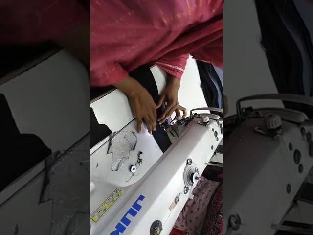 Polo shirts band top stitch #garmentmanufacturing #garments #machinery #technology