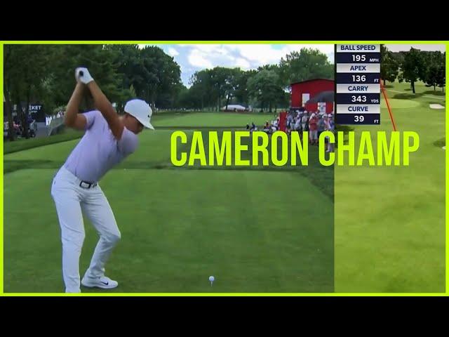 Cameron Champ Powerful Swing Compilation (343 Yards Carry)