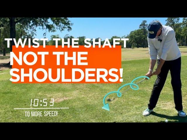 STALL the BODY! // TWIST the SHAFT!! #golftips #golfswing #golfinstruction