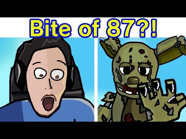 Friday Night Funkin' Markiplier, Was That The Bite Of 87? (Five Nights at Freddy's 4) (FNF Mod/Hard)