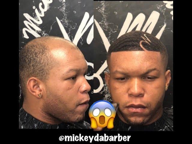 must see dope hair unit transformation by @mickeydabarber