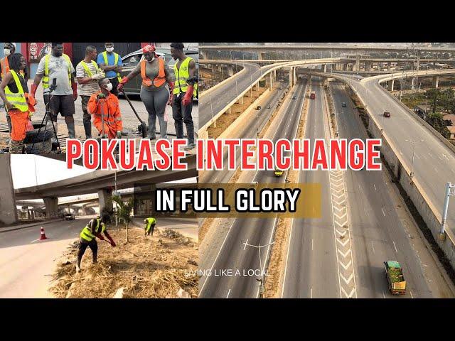 Watch how the Bus Stop Boys Restores Pokuase Interchange to its Full Glory