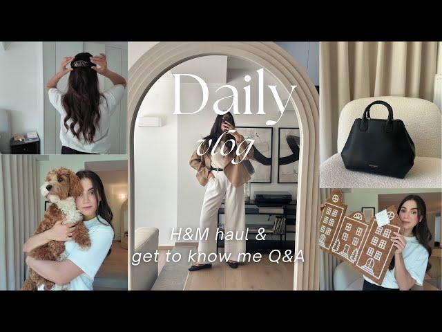 VLOG: H&M haul & life in your 20's, marriage, kids, get to know me