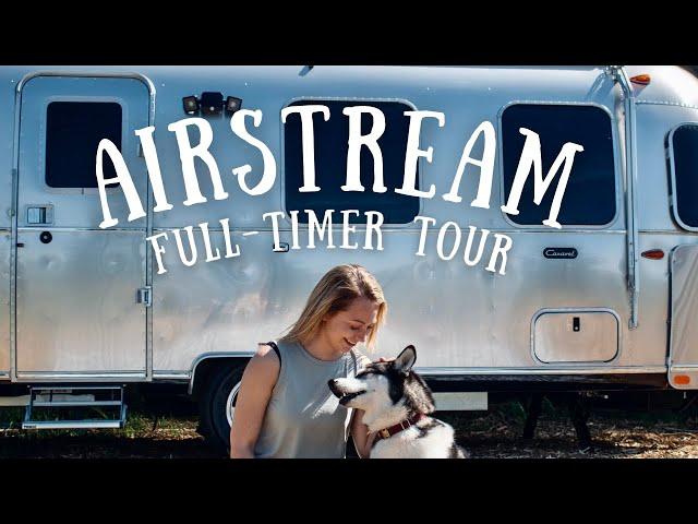 2022 Airstream Caravel 22FB FULL TOUR! | Organization Hacks & Storage Tips | Full Time RV Living