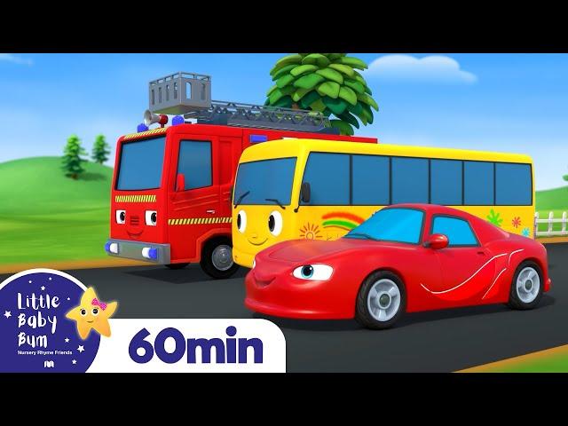 Vehicle Sounds Song +More Nursery Rhymes and Kids Songs | Little Baby Bum