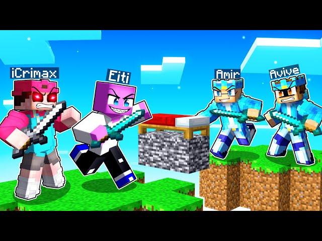 PAULBERGER RITTER vs. EISKRIEGER in Lucky Block Bedwars (Minecraft HELDEN Battle)