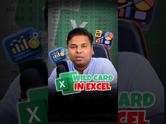 Excel Wild Card Feature #mybigguide #excel #tips