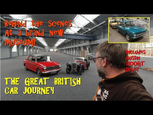 Great British Car Journey Museum! With Austin 1300GT Drive!