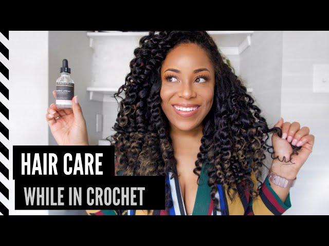 How I Care For My Real Hair  While In Crochet Braids| SPOLIER ALERT!!! IT'S SIMPLE