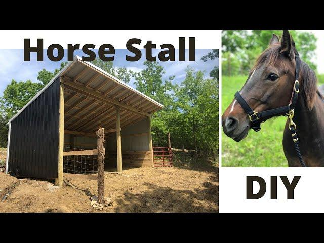 HORSE BARN TOUR: How to build a 2 horse stall for under $1700! DIY+TUTORIAL