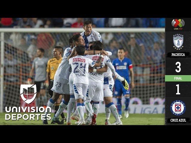 Pachuca 3-1 Cruz Azul - RESUMEN Y GOLES - Jornada 11 Apertura 2018 Liga MX