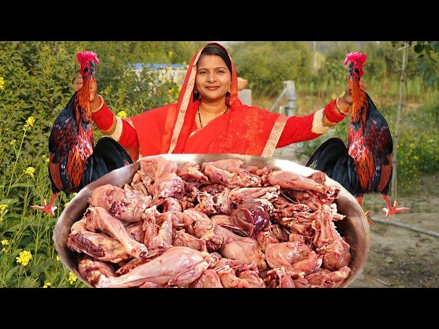 VILLAGE CHICKEN CURRY RECIPE By Anishka | Yummy Chicken Curry cooking in Village | Country Chicken