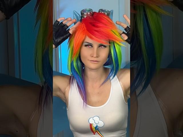 My mom is Rainbow Dash  #mlp #cosplay