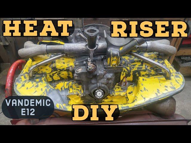 DIY Heat Riser Fabrication & Cooling Tin Modifications VW Split Bus Restoration Vandemic E12