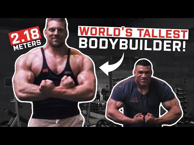 The Dutch Giant | Tallest Bodybuilder In The World! (2.18m/7.2ft)