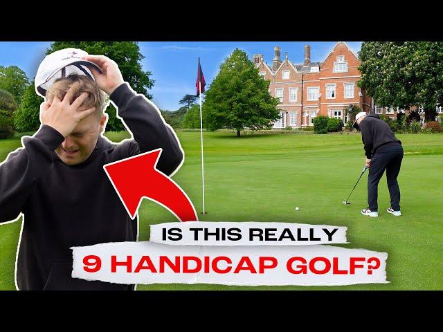 What 9 HANDICAP GOLF can look like... The TRUTH