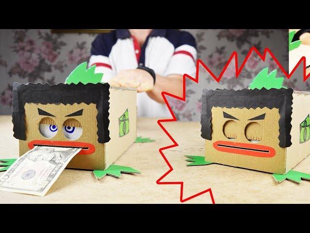 How to Make Cash Bank Box / mr. hotglue's family