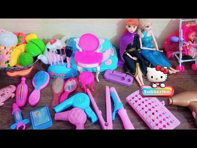 11.29 minutes satisfying with unboxing | kitchen set & makeup  toys| #hellokitty #miniature #beauty