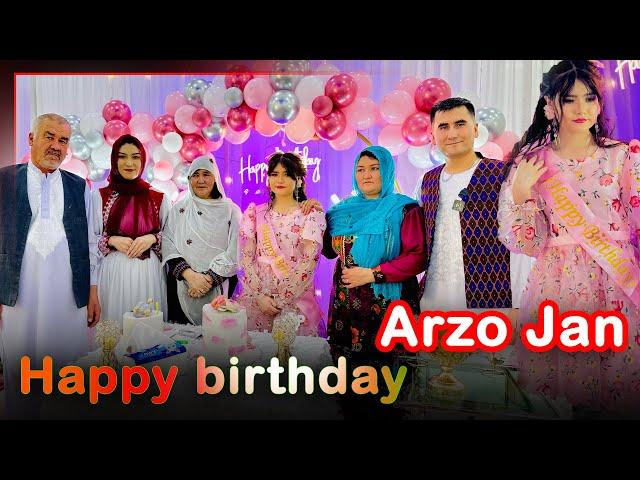 Arezo birthday|چیم لالی تولدت مبارک دوستت دارم چیم لالی