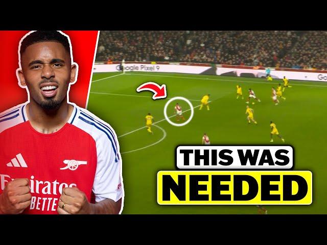 How Gabriel Jesus Proved He Can SAVE Arsenal's Season