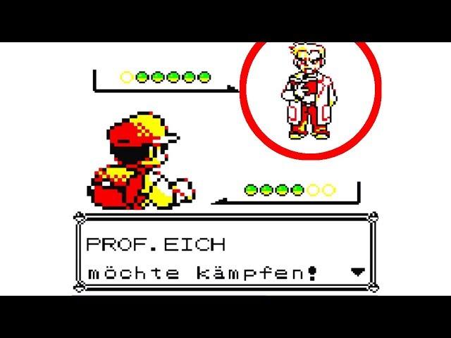 Gegen Professor Eich kämpfen - Professor Eich Glitch - 1.Gen Glitch Gameboy