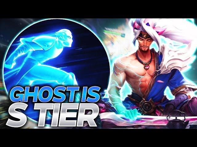 GHOST IS AN S+ TIER SUMMONER SPELL ON YASUO!