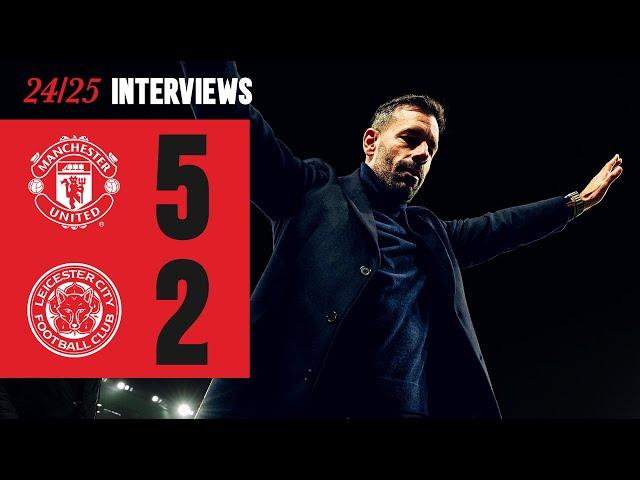 Ruud van Nistelrooy & Diogo Dalot React To Carabao Cup Win! 