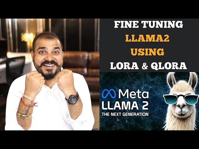 Steps By Step Tutorial To Fine Tune LLAMA 2 With Custom Dataset Using LoRA And QLoRA Techniques