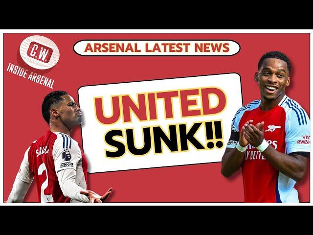 SET PIECE TEARS!!! Arsenal sink United | Arteta's reaction | Sensational Saliba | Player ratings