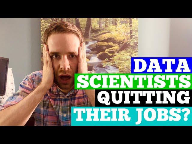 Data Scientists Are Quitting Their Jobs?!