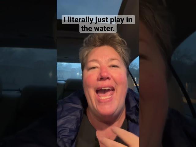 Loving pool “workouts”! I basically just play in the water.