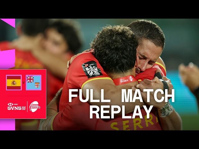 Fiji fly in Dubai | Spain v Fiji | Dubai 2024 HSBC SVNS | Full Match Replay