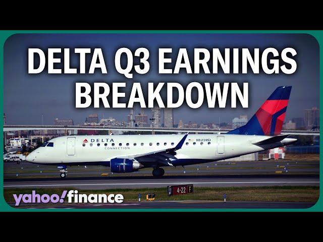 Delta earnings: Q3 earnings hit by Crowdstrike outage