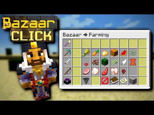 The Bazaar "Stock Market" explained simply | Hypixel SkyBlock Tutorial