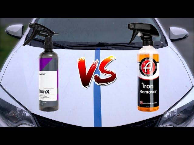 CarPro Iron X vs Adam’s Iron Remover