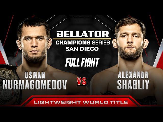 Usman Nurmagomedov vs Alexandr Shabliy (Lightweight Title Bout) | Bellator San Diego