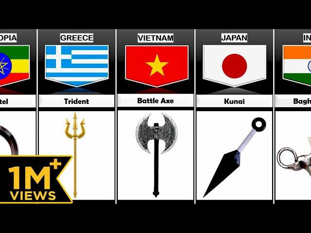 Ancient Weapons From Different Countries