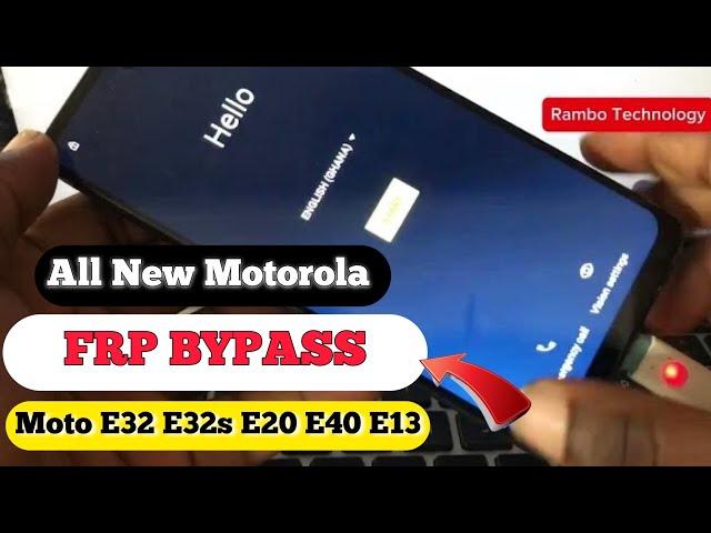 All Motorola latest model FRP Done by UnlockTool 2024 | Moto E32s E40 E30 E13 G62 Moto frp