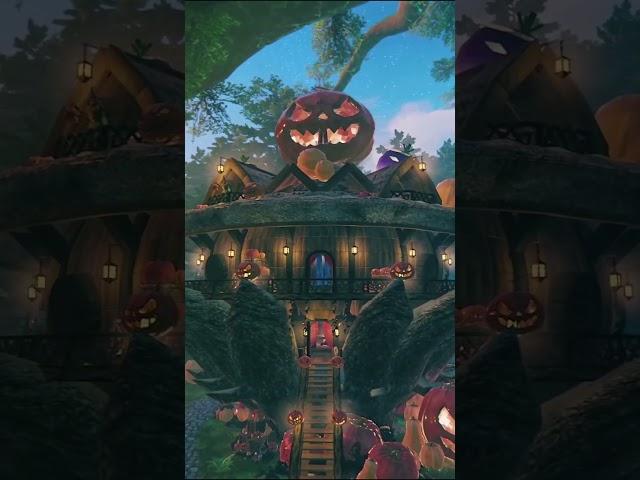 Halloween Tree House #valheim #valheimbuilding #halloween