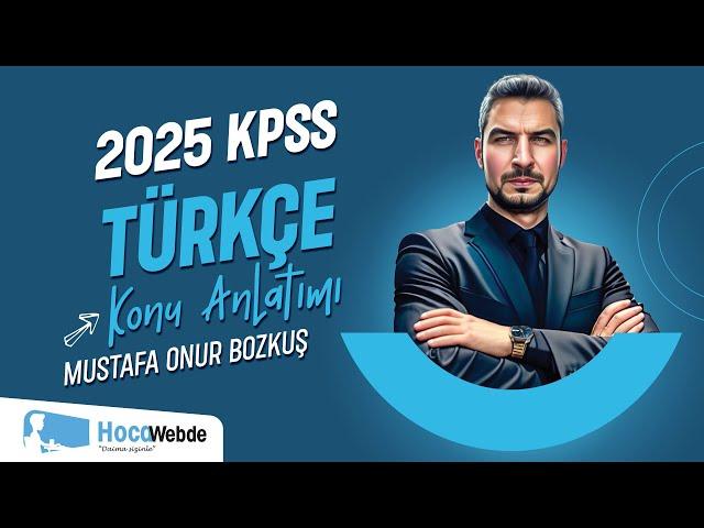 18) KPSS 2025 TÜRKÇE MUSTAFA ONUR BOZKUŞ NOKTALAMA İŞARETLERİ - 1