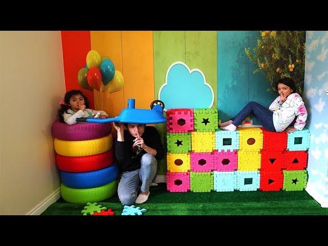 Aile Boyu En Komik Saklambaç! Hide and Seek Family Fun Kids Video